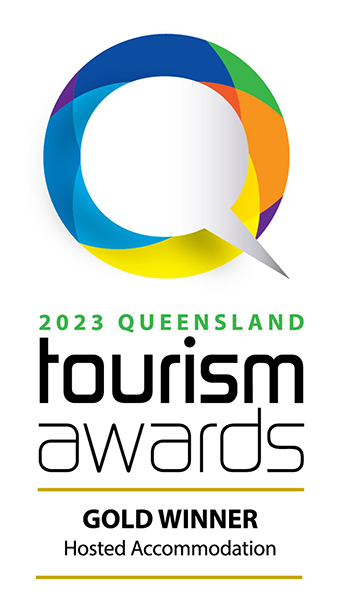 Gold winner for hosted Accommodation 2023 in Australian Tourism Awards